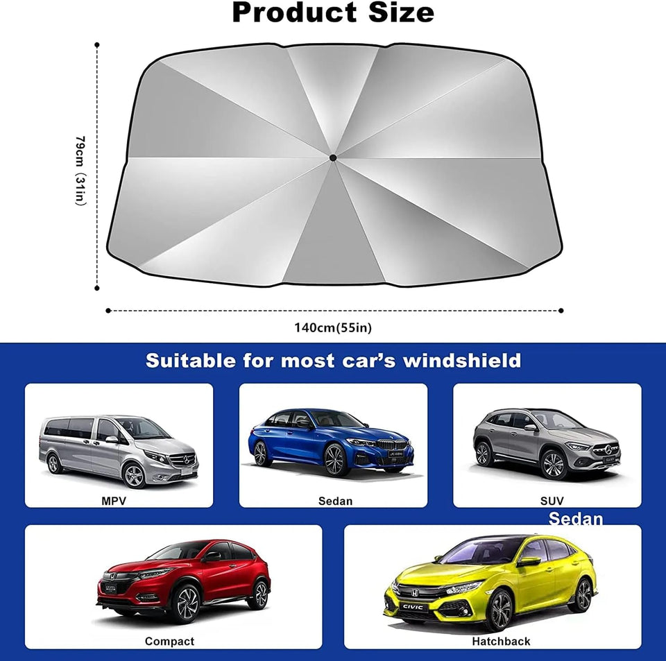 Car Windshield Sunshade Foldable Front Window Cover
