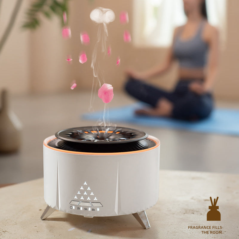 Remote Control Volcano Humidifier Diffuser