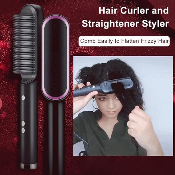 Electric Hair Straightener Brush