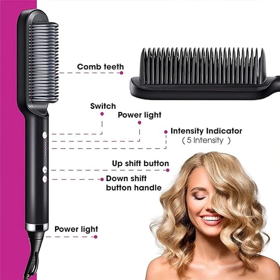 Electric Hair Straightener Brush
